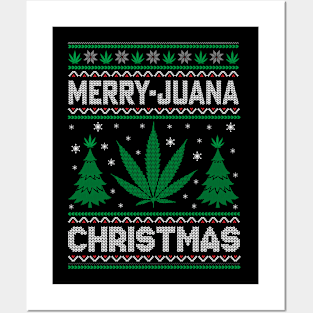 Merry Juana Christmas Posters and Art